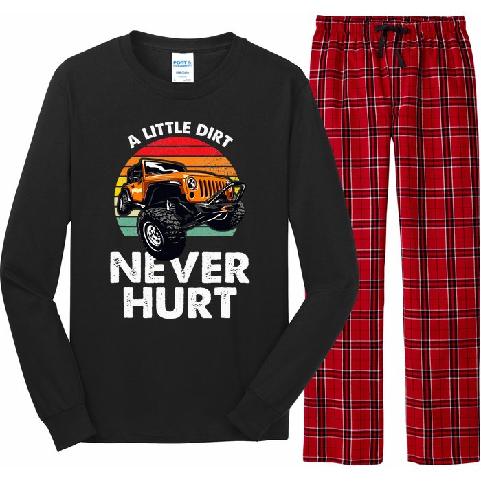 A Little Dirt Never Hurt Offroad Mudding Long Sleeve Pajama Set