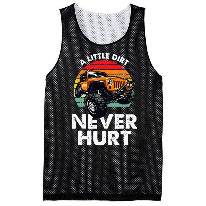 A Little Dirt Never Hurt Offroad Mudding Mesh Reversible Basketball Jersey Tank