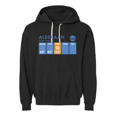 Alderaan 5 Day Forecast  Garment-Dyed Fleece Hoodie