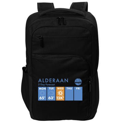 Alderaan 5 Day Forecast  Impact Tech Backpack