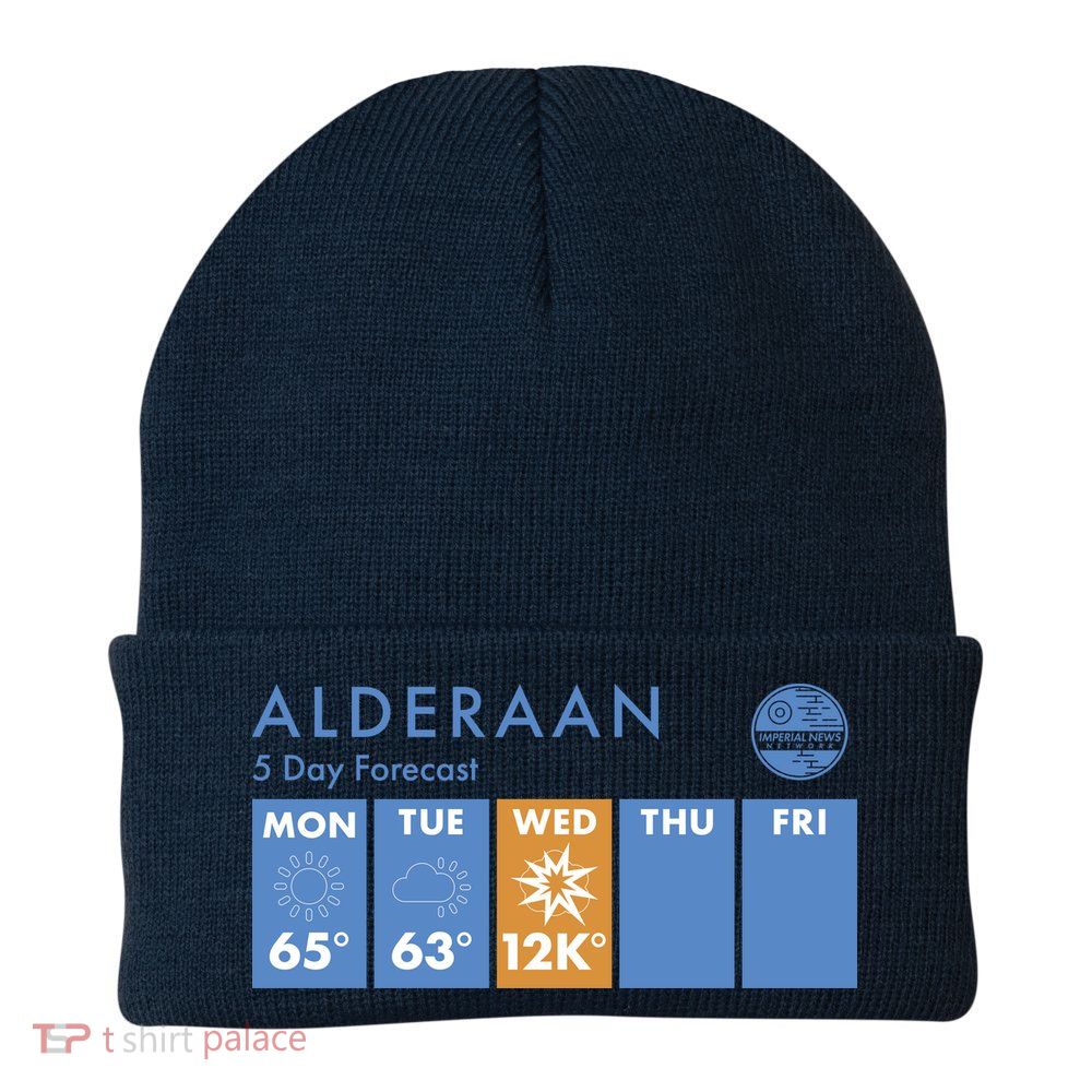 Alderaan 5 Day Forecast  Knit Cap Winter Beanie