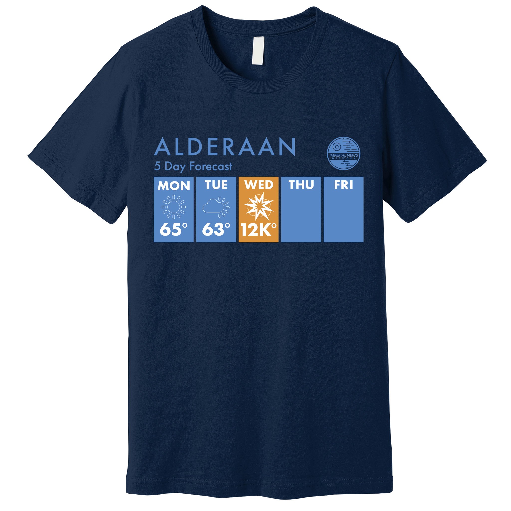 Alderaan 5 Day Forecast  Premium T-Shirt