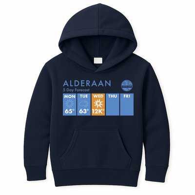 Alderaan 5 Day Forecast  Kids Hoodie