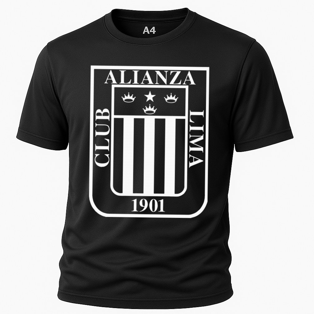 Alianza Lima Escudo Blanco Cooling Performance Crew T-Shirt
