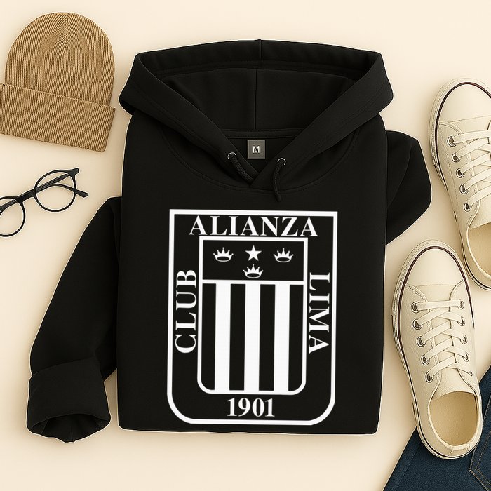 Alianza Lima Escudo Blanco Hoodie