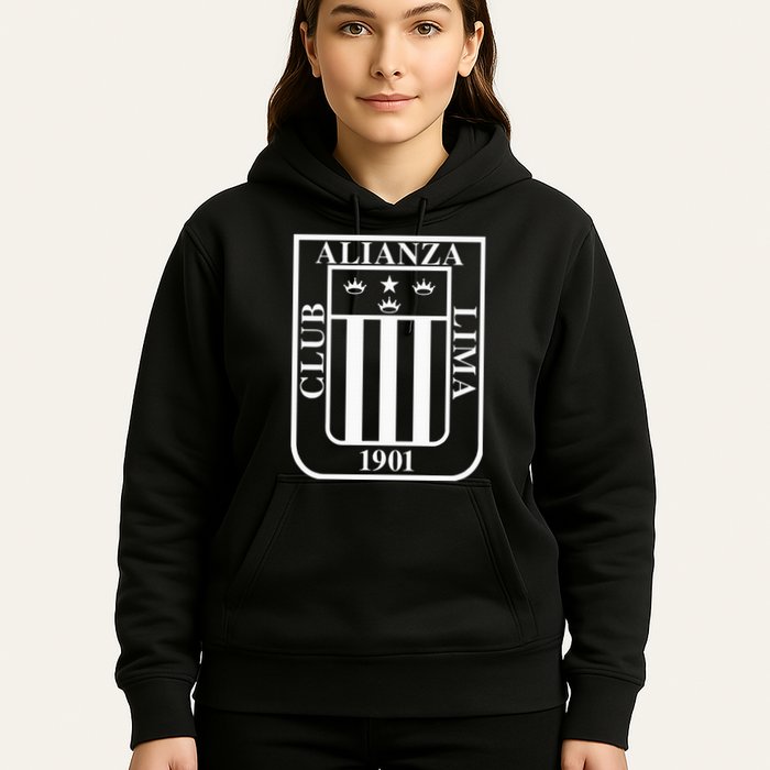 Alianza Lima Escudo Blanco Hoodie