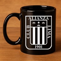 Alianza Lima Escudo Blanco 11oz C Handle Ceramic Mug