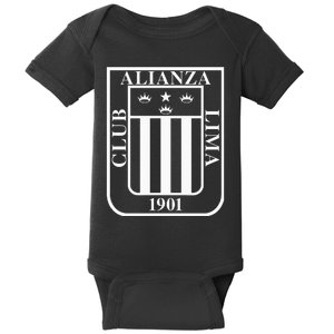 Alianza Lima Escudo Blanco Baby Bodysuit