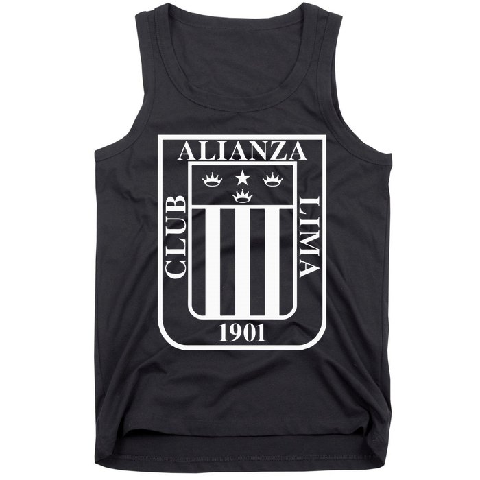 Alianza Lima Escudo Blanco Tank Top