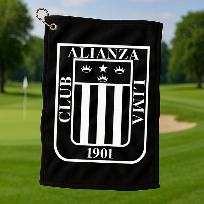 Alianza Lima Escudo Blanco Golf Towel