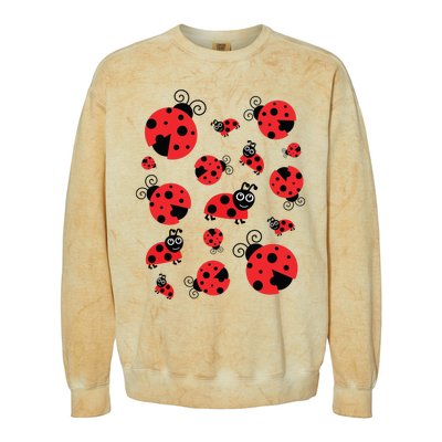 Adorable Ladybugs Everywhere Colorblast Crewneck Sweatshirt