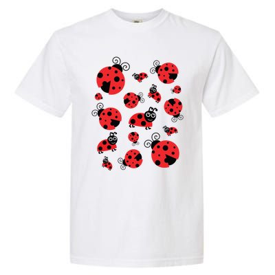 Adorable Ladybugs Everywhere Garment-Dyed Heavyweight T-Shirt