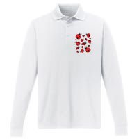 Adorable Ladybugs Everywhere Performance Long Sleeve Polo