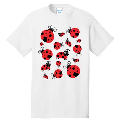 Adorable Ladybugs Everywhere Tall T-Shirt