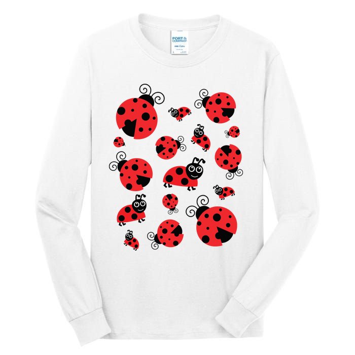 Adorable Ladybugs Everywhere Tall Long Sleeve T-Shirt