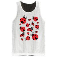 Adorable Ladybugs Everywhere Mesh Reversible Basketball Jersey Tank