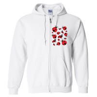 Adorable Ladybugs Everywhere Full Zip Hoodie