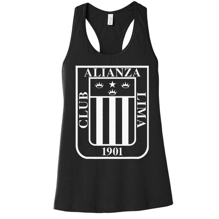 Alianza Lima Escudo Blanco Women's Racerback Tank