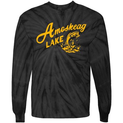 Amoskeag Lake Essential Fishing Tie-Dye Long Sleeve Shirt