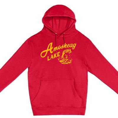 Amoskeag Lake Essential Fishing Premium Pullover Hoodie