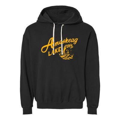 Amoskeag Lake Essential  Fishing Garment-Dyed Fleece Hoodie