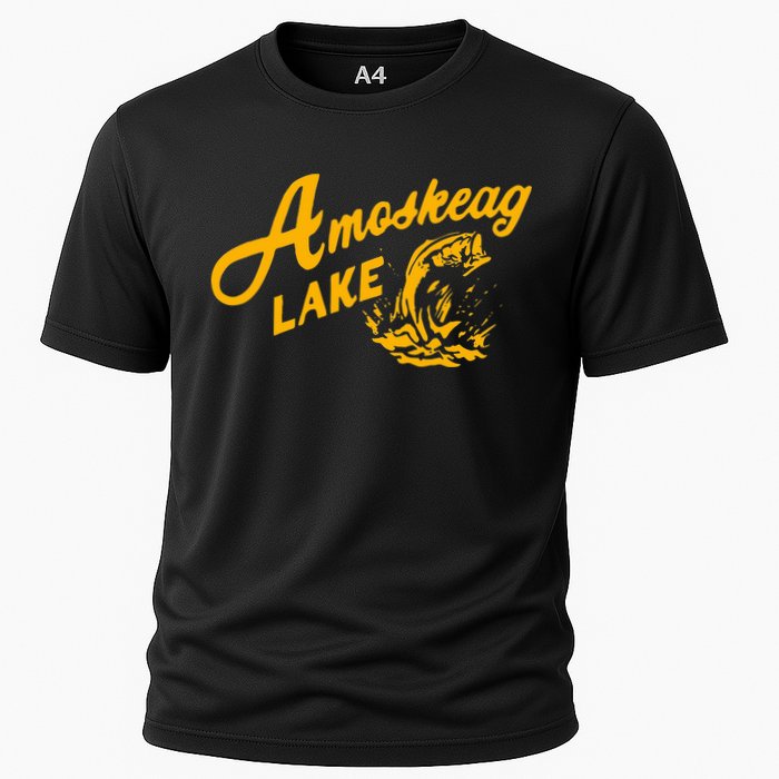 Amoskeag Lake Essential  Fishing Cooling Performance Crew T-Shirt