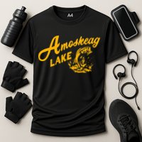 Amoskeag Lake Essential  Fishing Cooling Performance Crew T-Shirt
