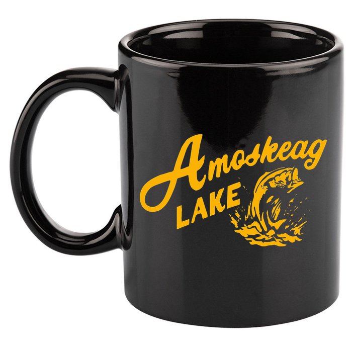Amoskeag Lake Essential  Fishing 11oz C Handle Ceramic Mug