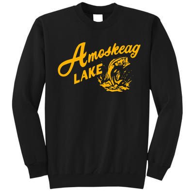 Amoskeag Lake Essential  Fishing Tall Sweatshirt