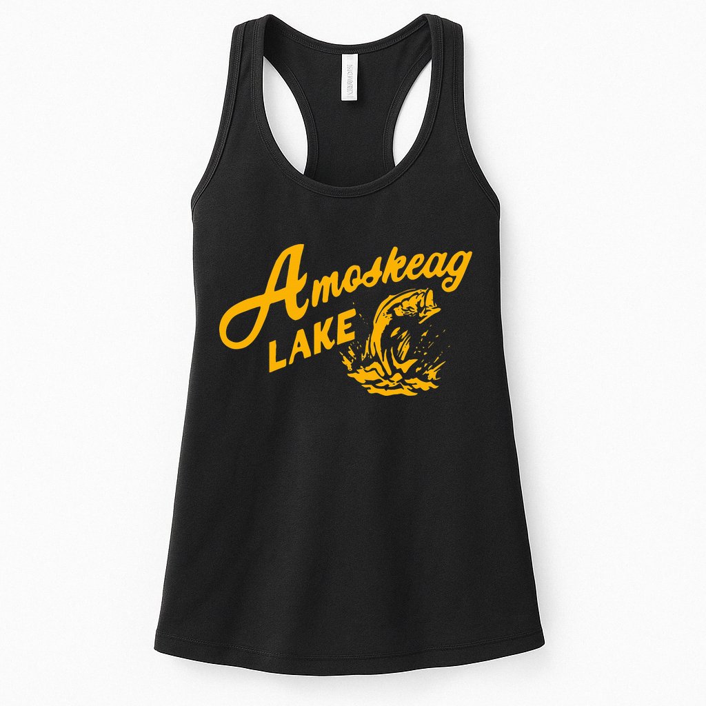 Amoskeag Lake Essential  Fishing Womens Tank Top