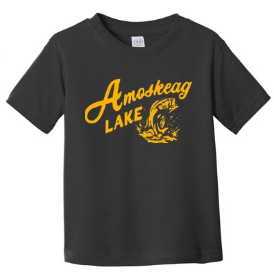Amoskeag Lake Essential  Fishing Toddler T-Shirt