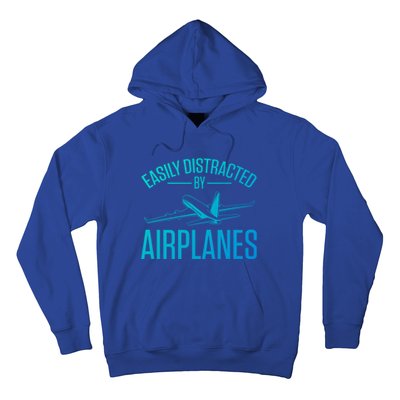 Airplane Lovers Easily Distracted By Airplanes Meaningful Gift Hoodie