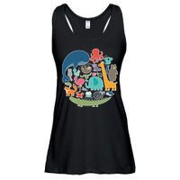 Animal Lover Earth Ladies Essential Flowy Tank