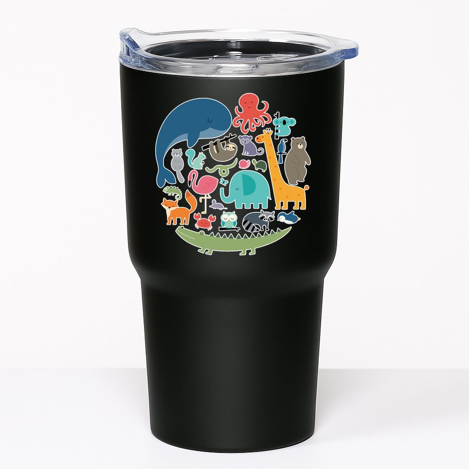 Animal Lover Earth Tumbler