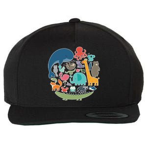 Animal Lover Earth Wool Snapback Cap