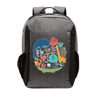 Animal Lover Earth Vector Backpack