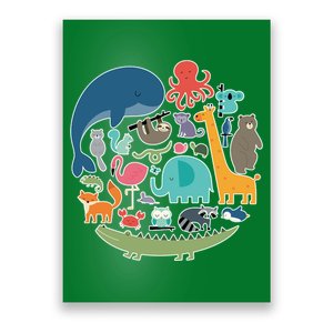 Animal Lover Earth Poster