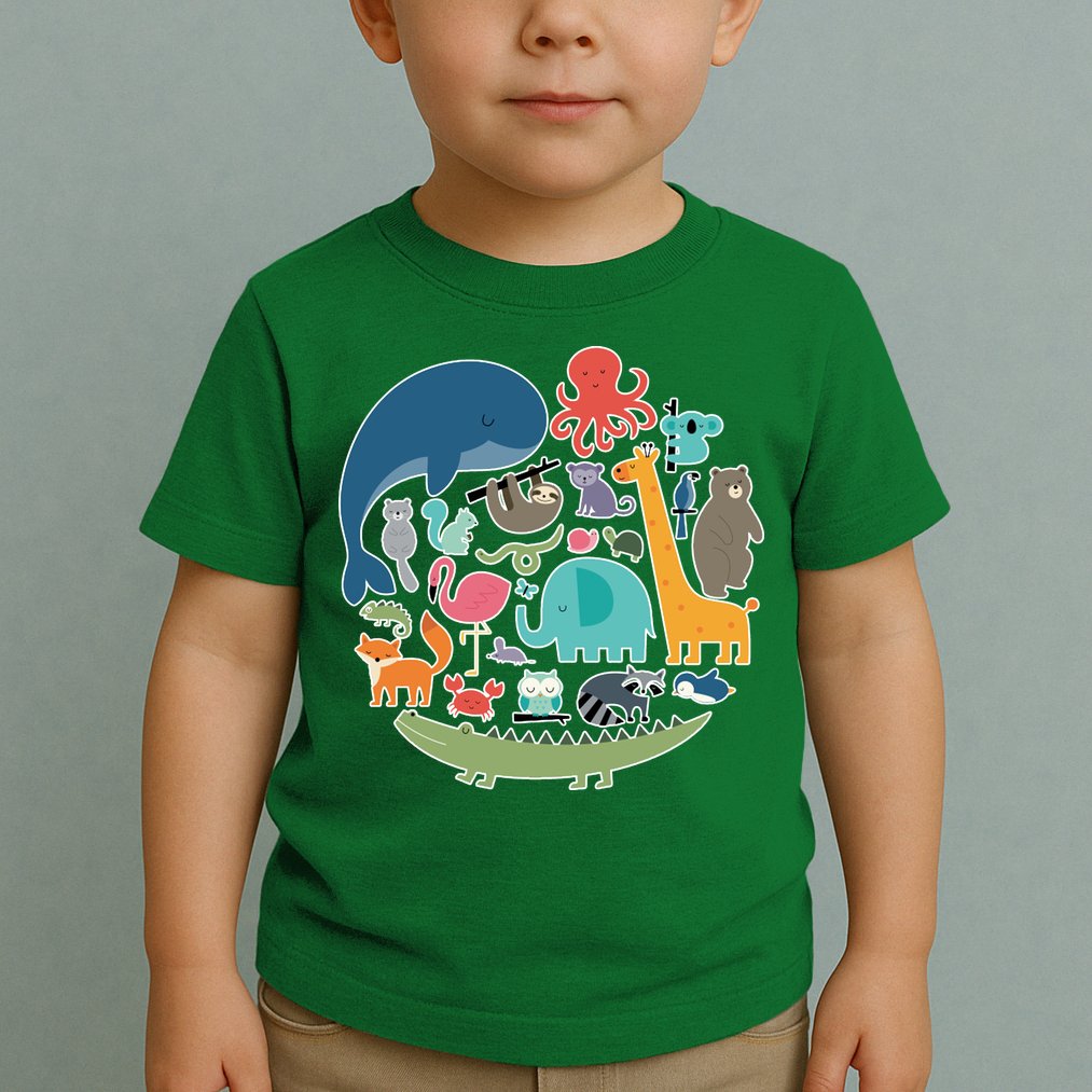 Animal Lover Earth Toddler T-Shirt