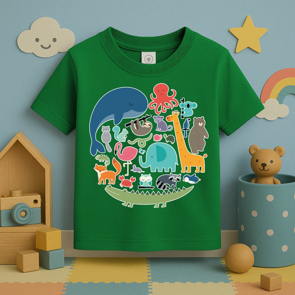 Animal Lover Earth Toddler T-Shirt