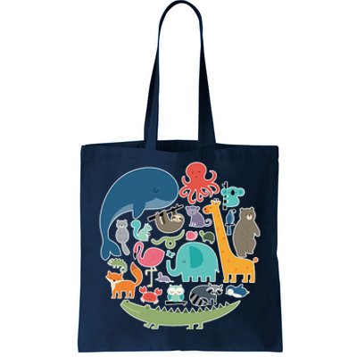 Animal Lover Earth Tote Bag