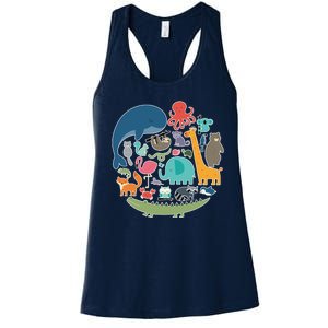 Animal Lover Earth Women's Racerback Tank