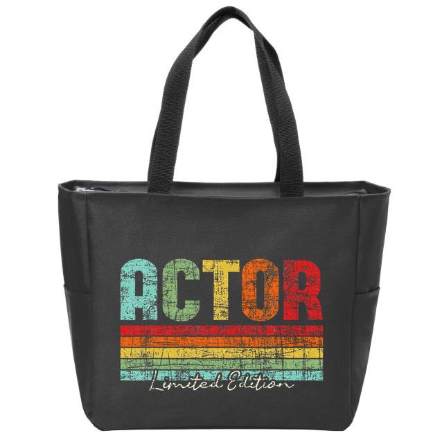 Actor Limited Edition Acting Lover Theatre Drama Zip Tote Bag