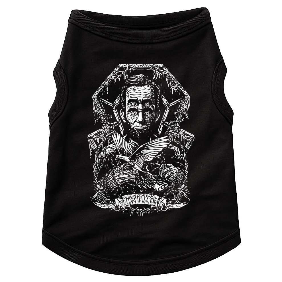Abraham Lincoln Eye Twisting Portrait Doggie Tank