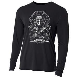 Abraham Lincoln Eye Twisting Portrait Cooling Performance Long Sleeve Crew