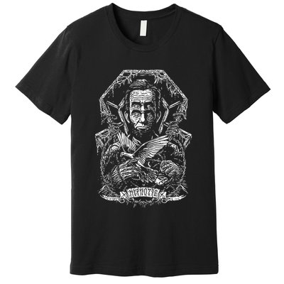 Abraham Lincoln Eye Twisting Portrait Premium T-Shirt