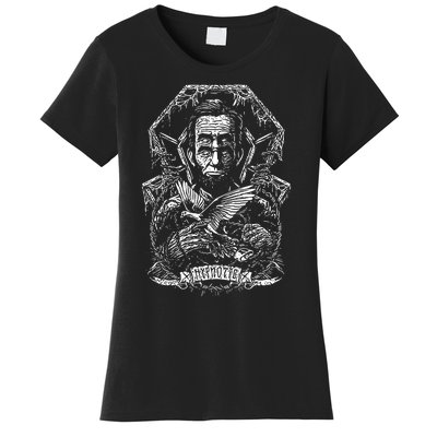 Abraham Lincoln Eye Twisting Portrait Women's T-Shirt