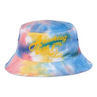 Amoskeag Lake Essential  Fishing Tie Dye Newport Bucket Hat