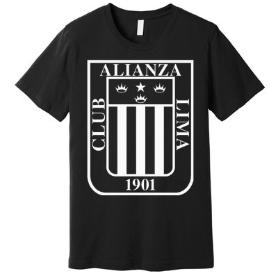 Alianza Lima Escudo Blanco Premium T-Shirt