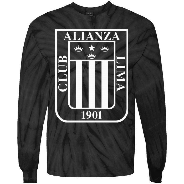 Alianza Lima Escudo Blanco Tie-Dye Long Sleeve Shirt