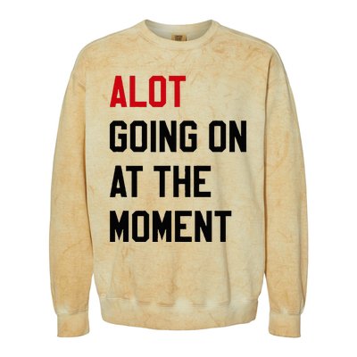 A Lot Expression Colorblast Crewneck Sweatshirt